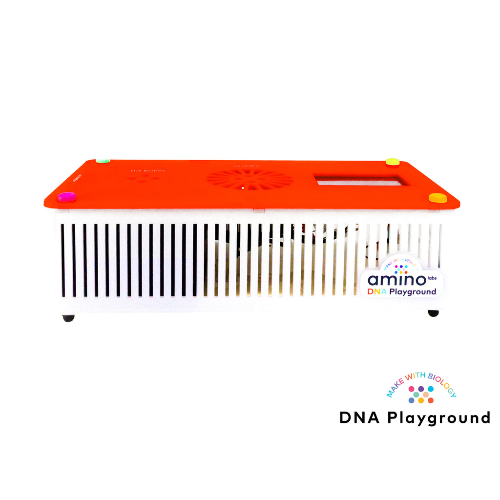 Practice Genetic engineering, biotechnology, gene-editing, biohacking, bioart, agar art, biodesign and microbiology hands-on with this made-for-beginners STEM laboratory equipment , the DNA Playground and the Zero to Genetic Engineering Hero journey