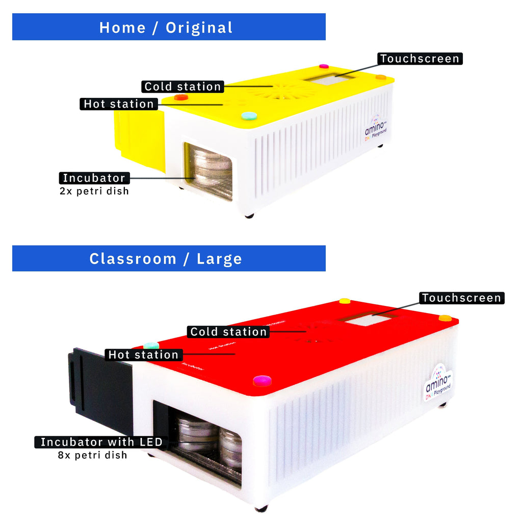 Homemade Bio Lab Amino Labs: Beginner biotechnology kits, lessons, guides & more